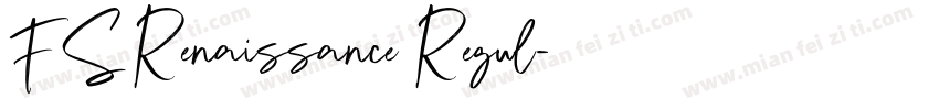 FS Renaissance Regul字体转换